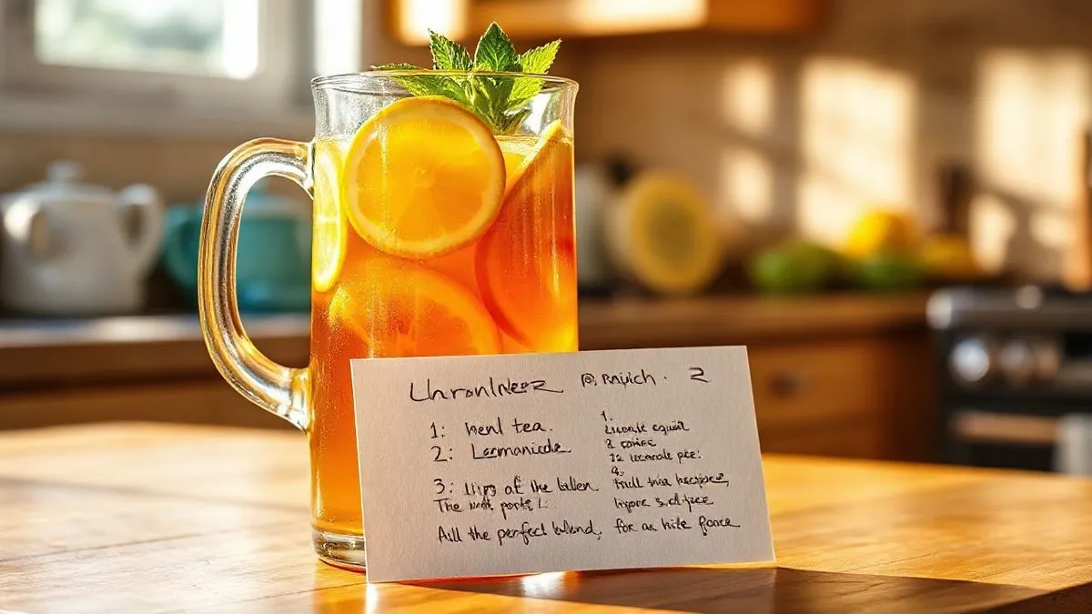 Arnold Palmer Tea Recipe Photo