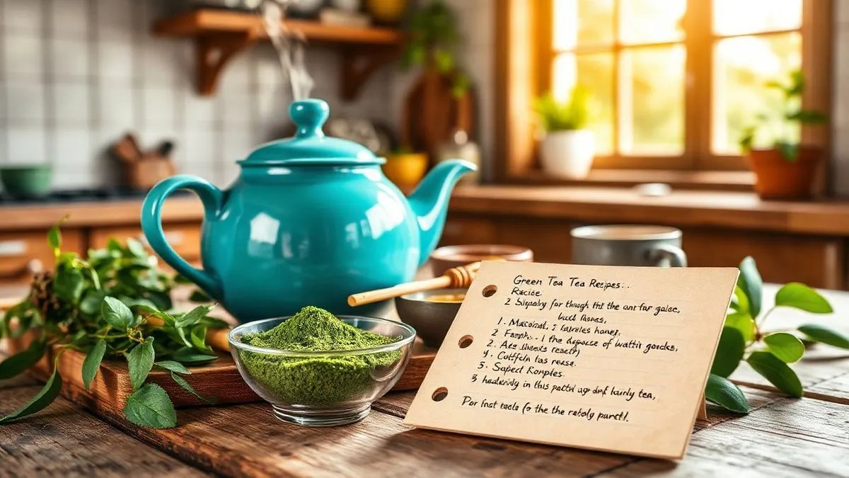 Green Tea Recipe Photo