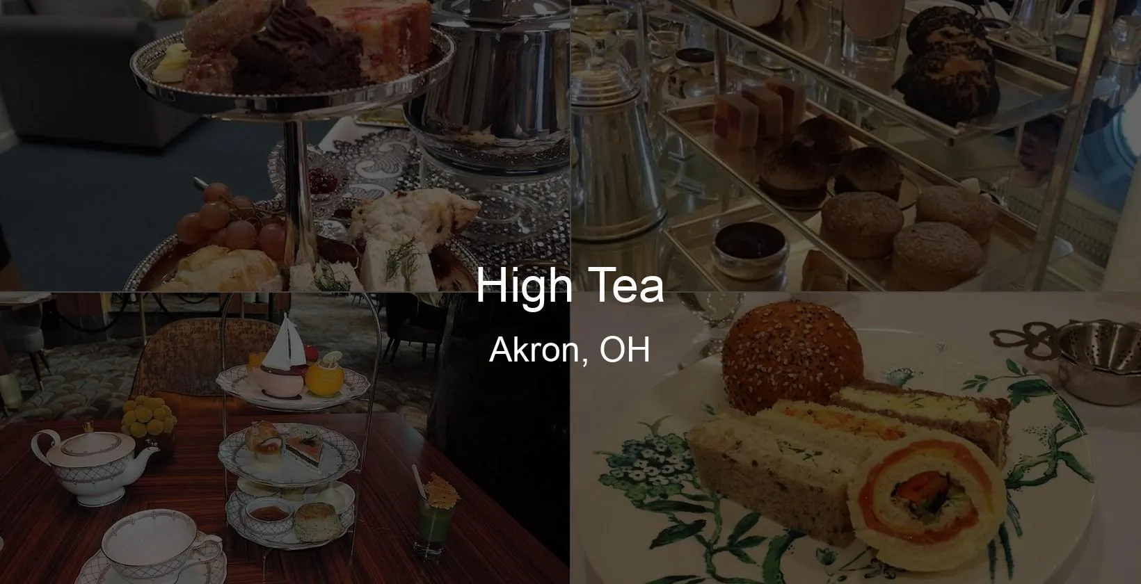 High Tea in Akron, OH Photo