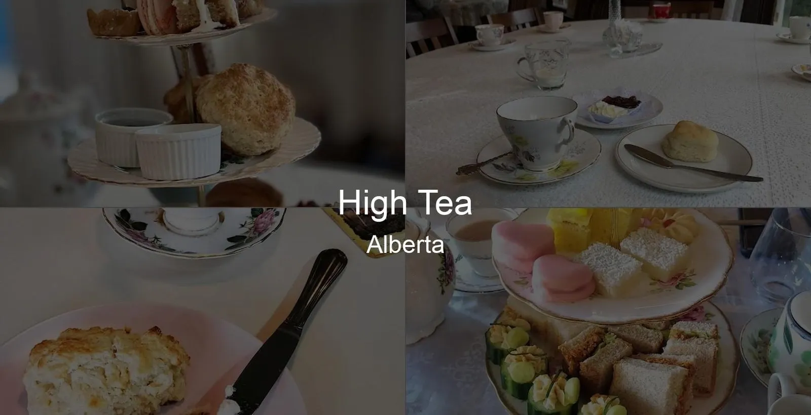 High Tea in Alberta Photo