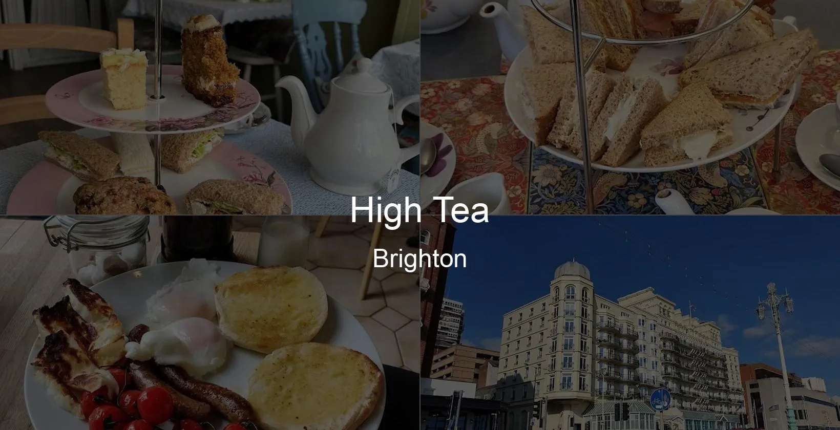 High Tea in Brighton Photo