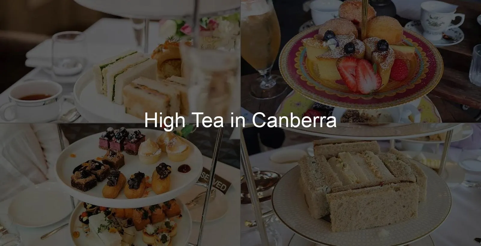 High Tea in Canberra Photo