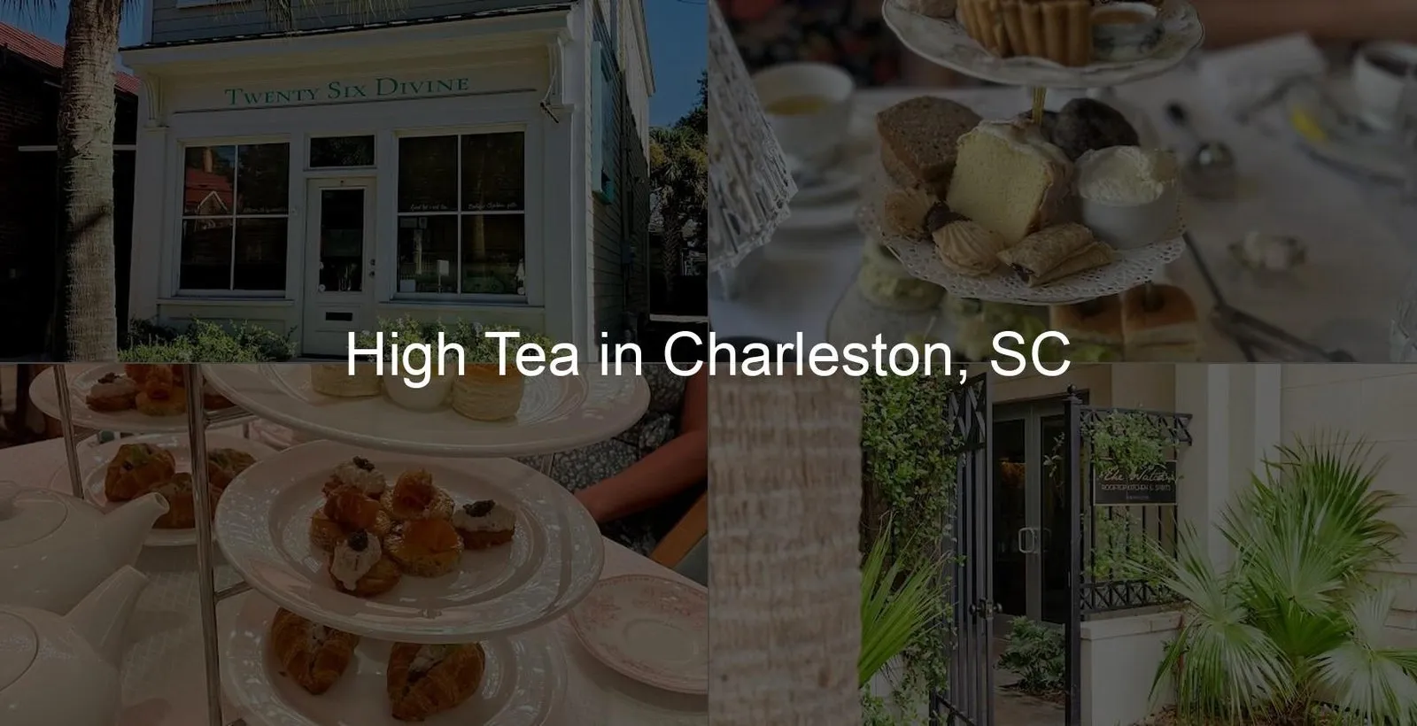 High Tea in Charleston, SC Photo