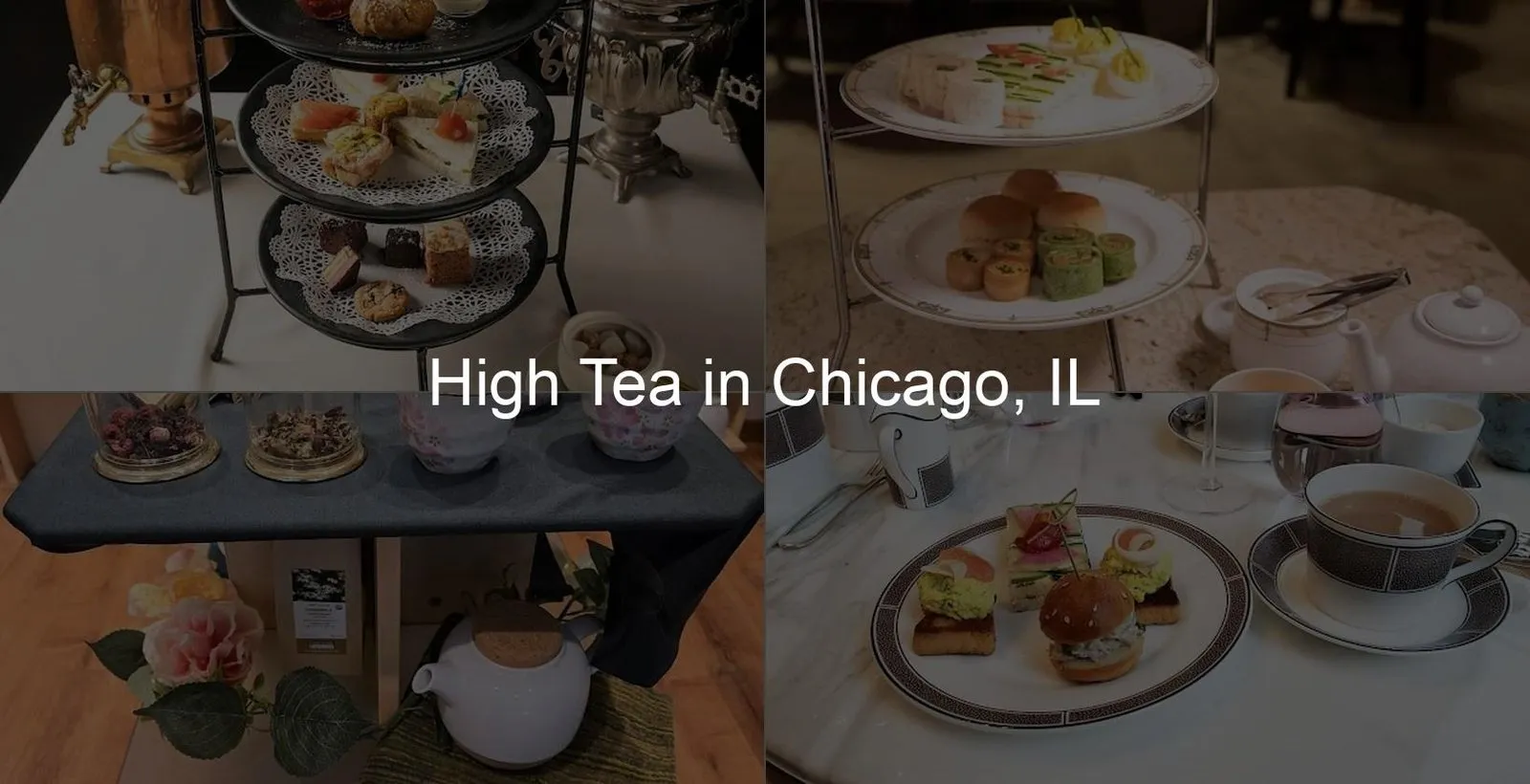 High Tea in Chicago, IL Photo