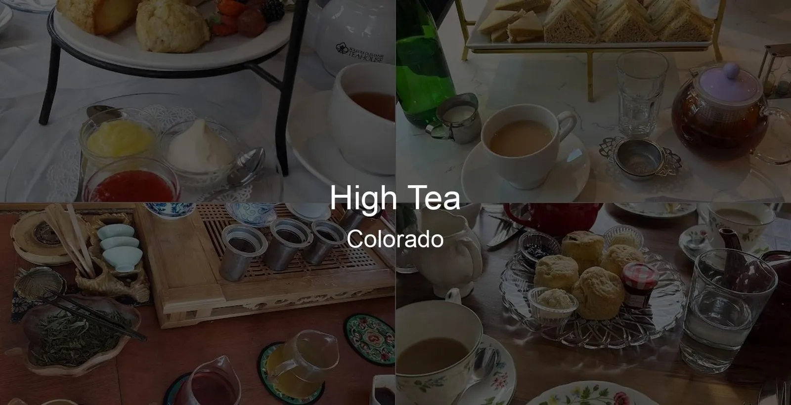 High Tea in Colorado Photo