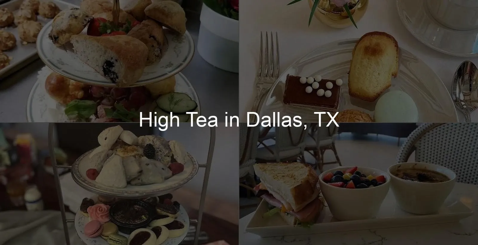 High Tea in Dallas, TX Photo