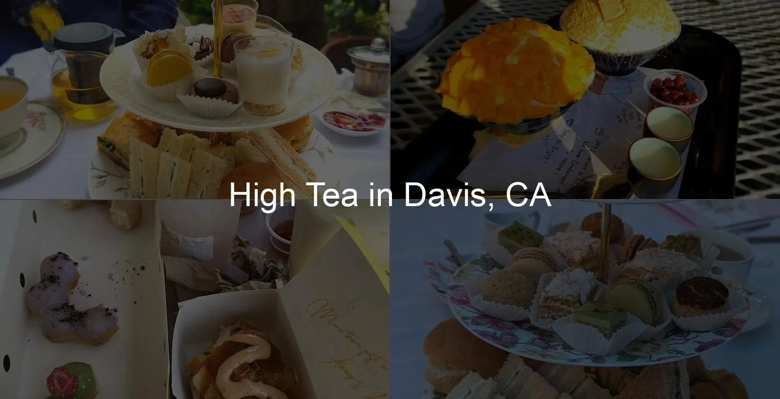 High Tea in Davis, CA Photo