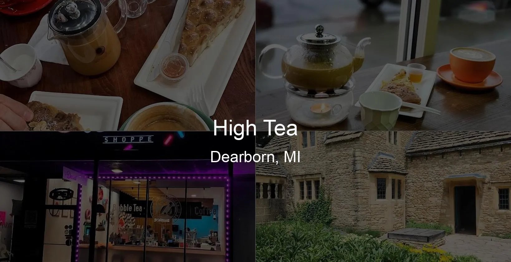 High Tea in Dearborn, MI Photo