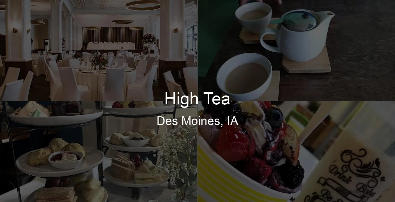 High Tea in Des Moines, IA Photo