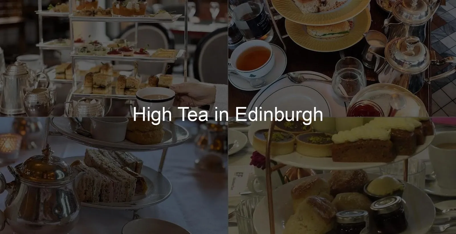 High Tea in Edinburgh Photo