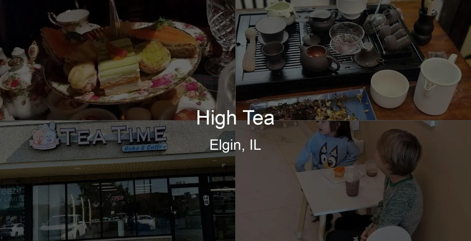 High Tea in Elgin, IL Photo