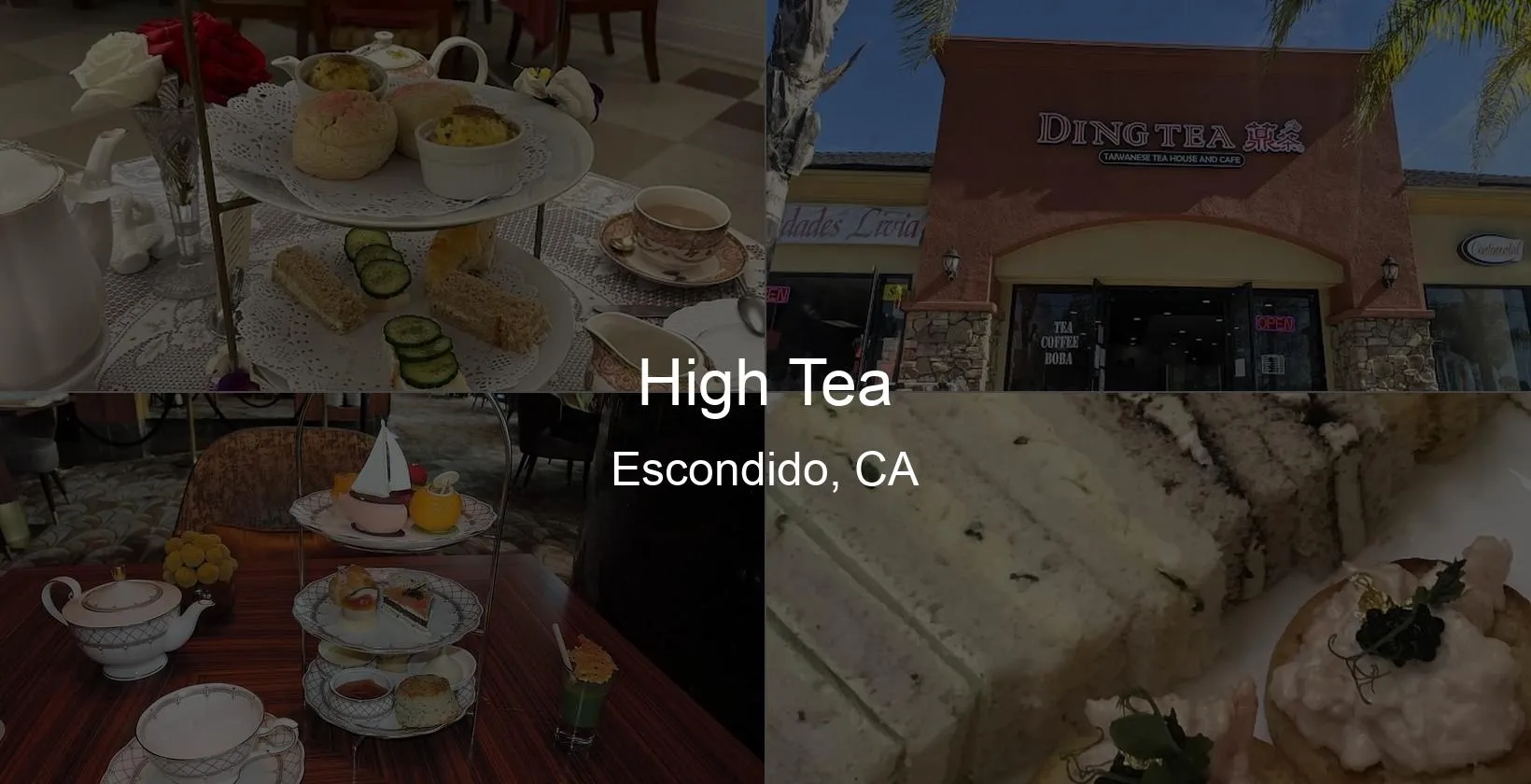 High Tea in Escondido, CA Photo