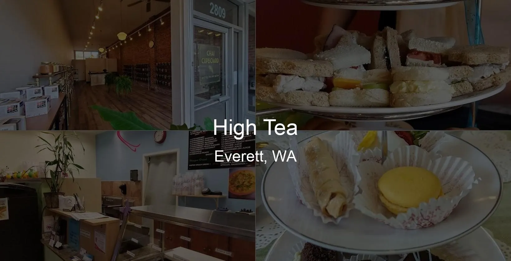 High Tea in Everett, WA Photo