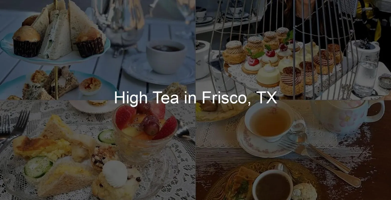 High Tea in Frisco, TX Photo