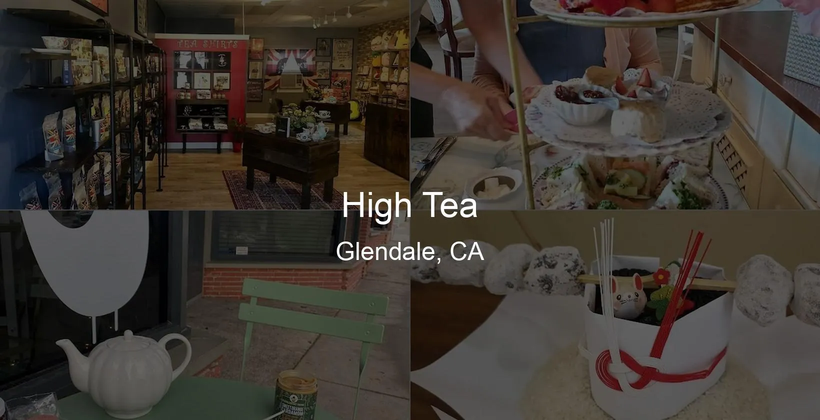 High Tea in Glendale, CA Photo