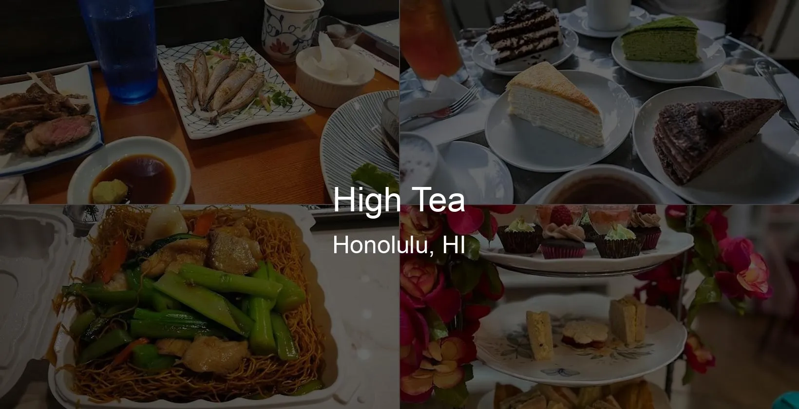 High Tea in Honolulu, HI Photo