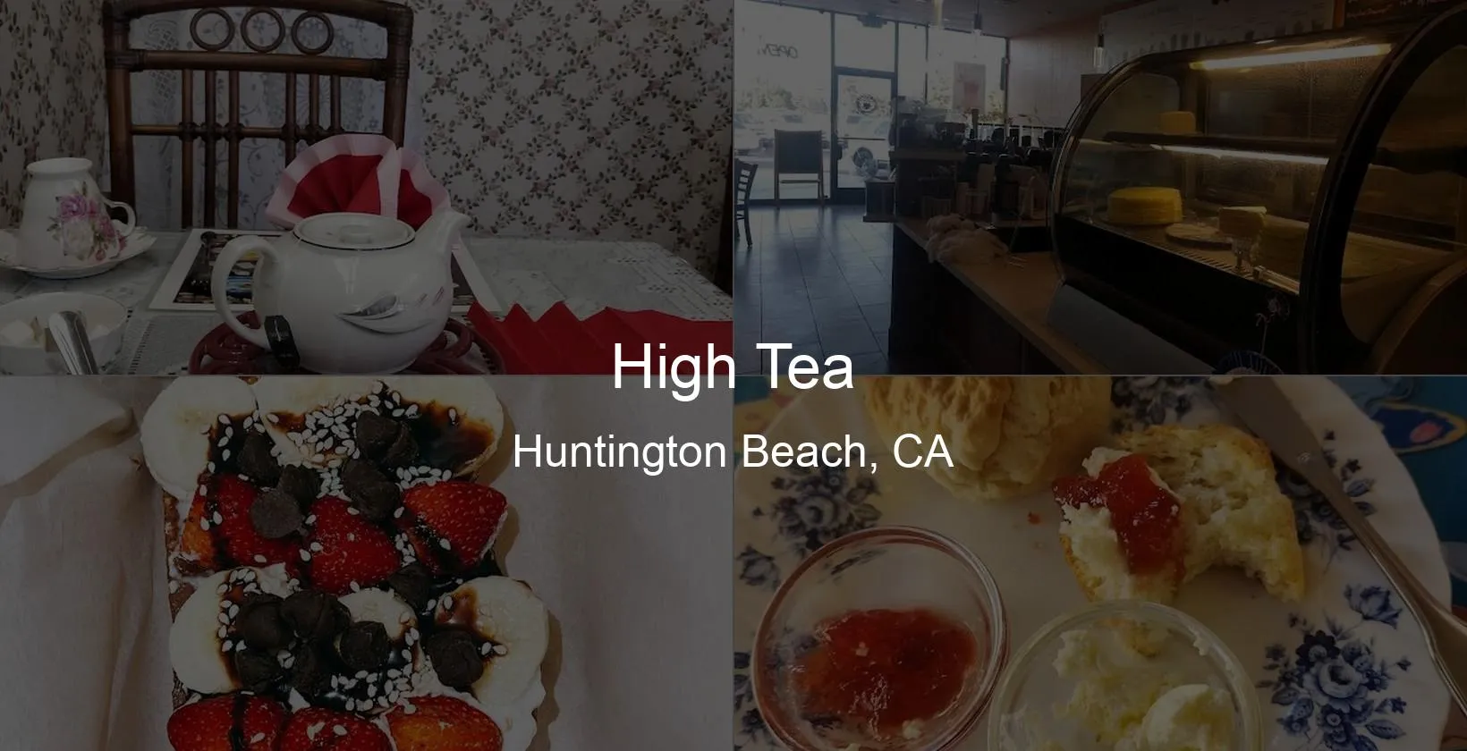 High Tea in Huntington Beach, CA Photo