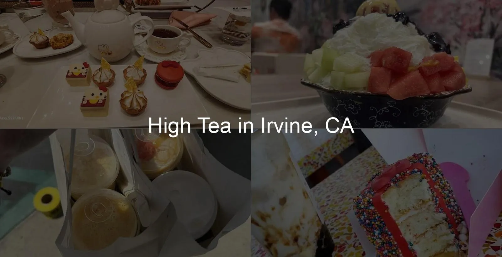 High Tea in Irvine, CA Photo