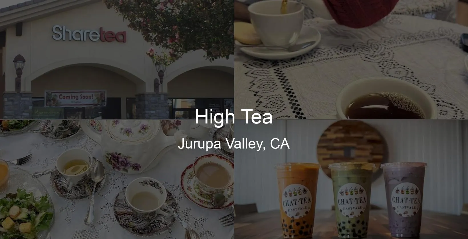 High Tea in Jurupa Valley, CA Photo