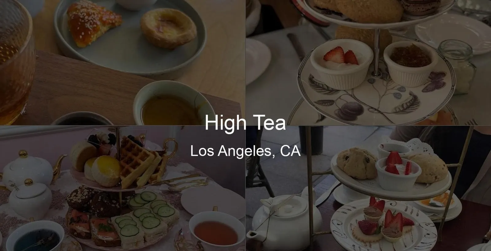 High Tea in Los Angeles, CA Photo