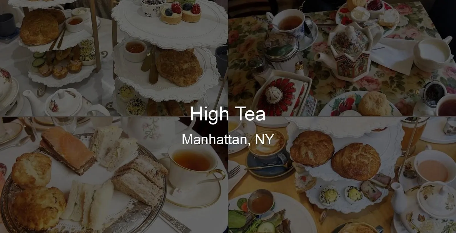 High Tea in Manhattan, NY Photo