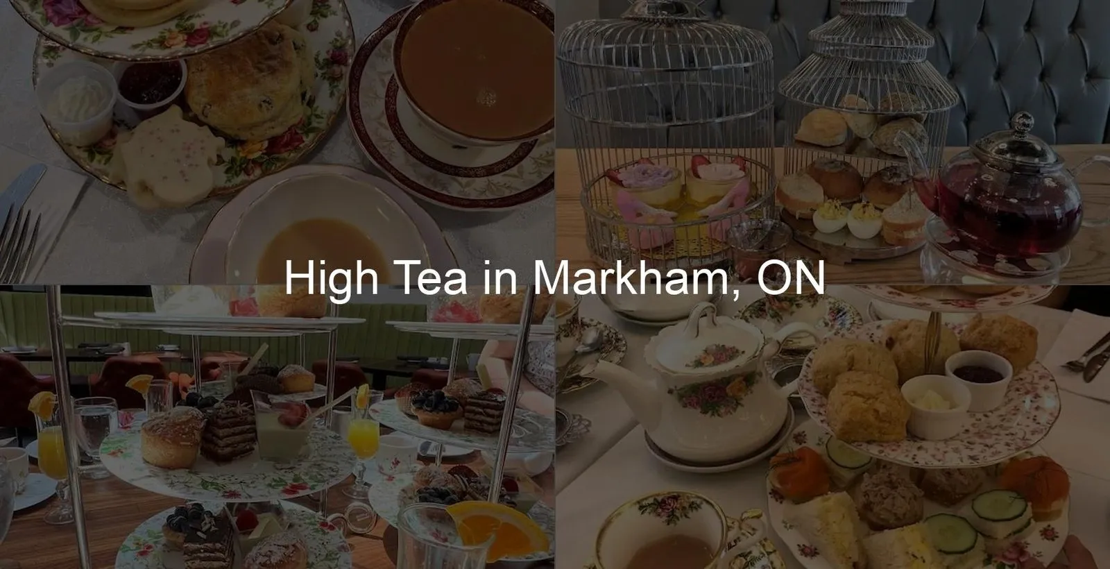 High Tea in Markham, ON Photo