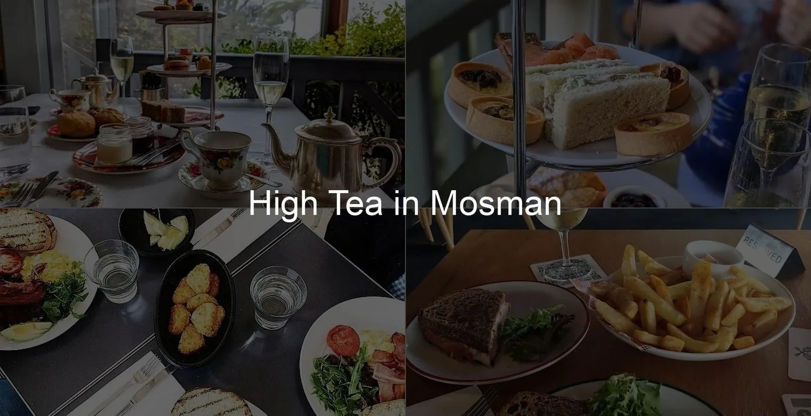 High Tea in Mosman Photo