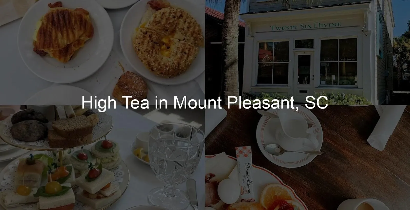 High Tea in Mount Pleasant, SC Photo