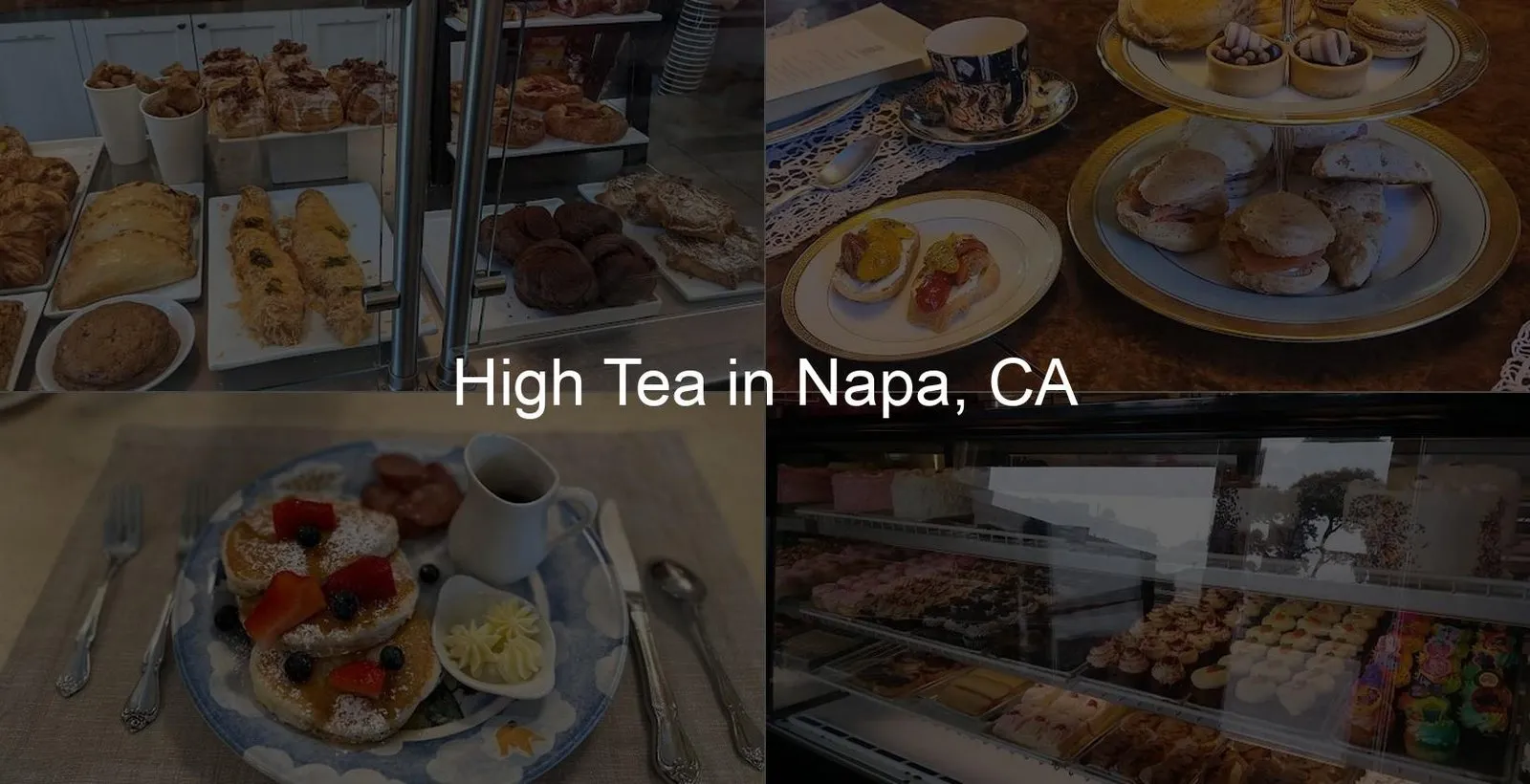 High Tea in Napa, CA Photo