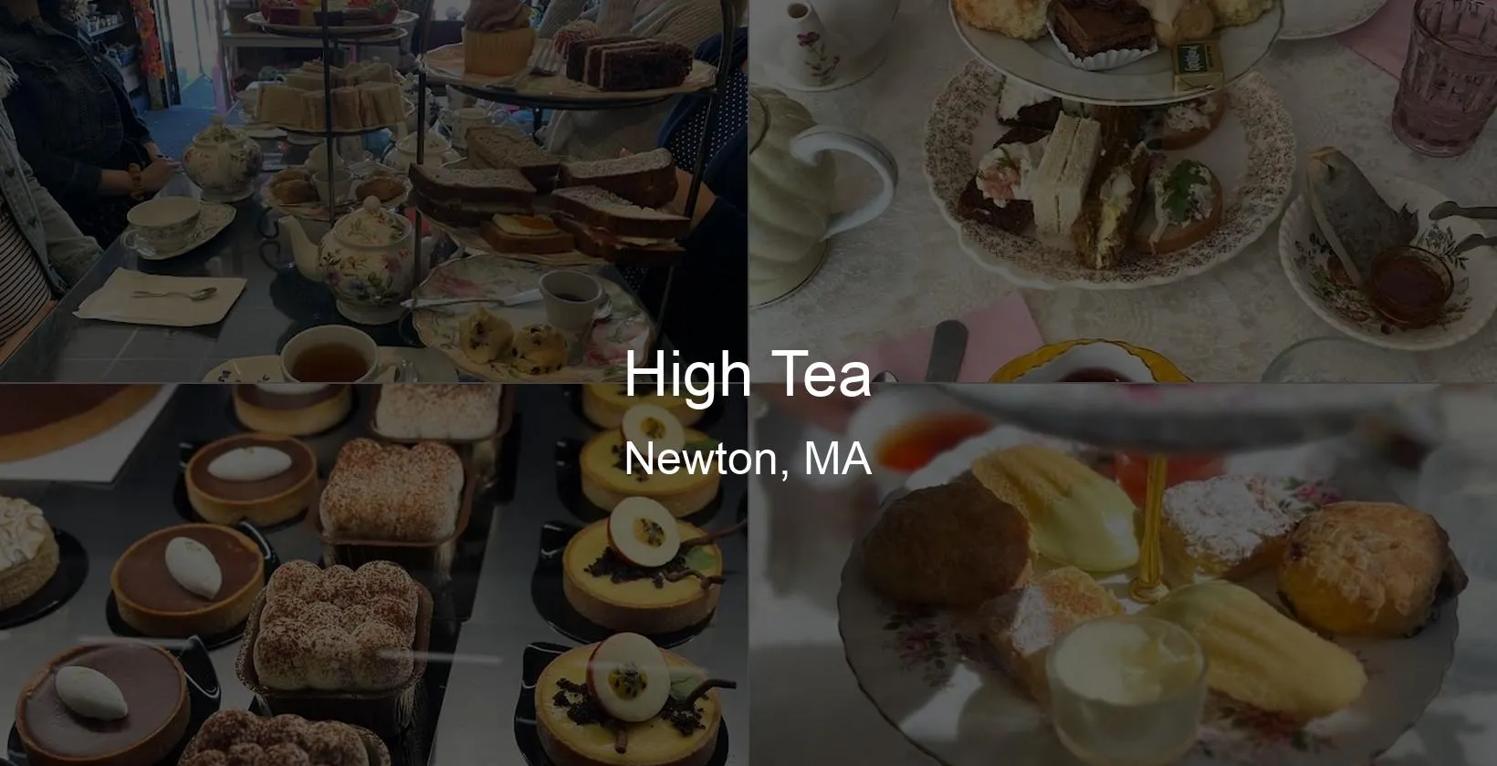 High Tea in Newton, MA Photo