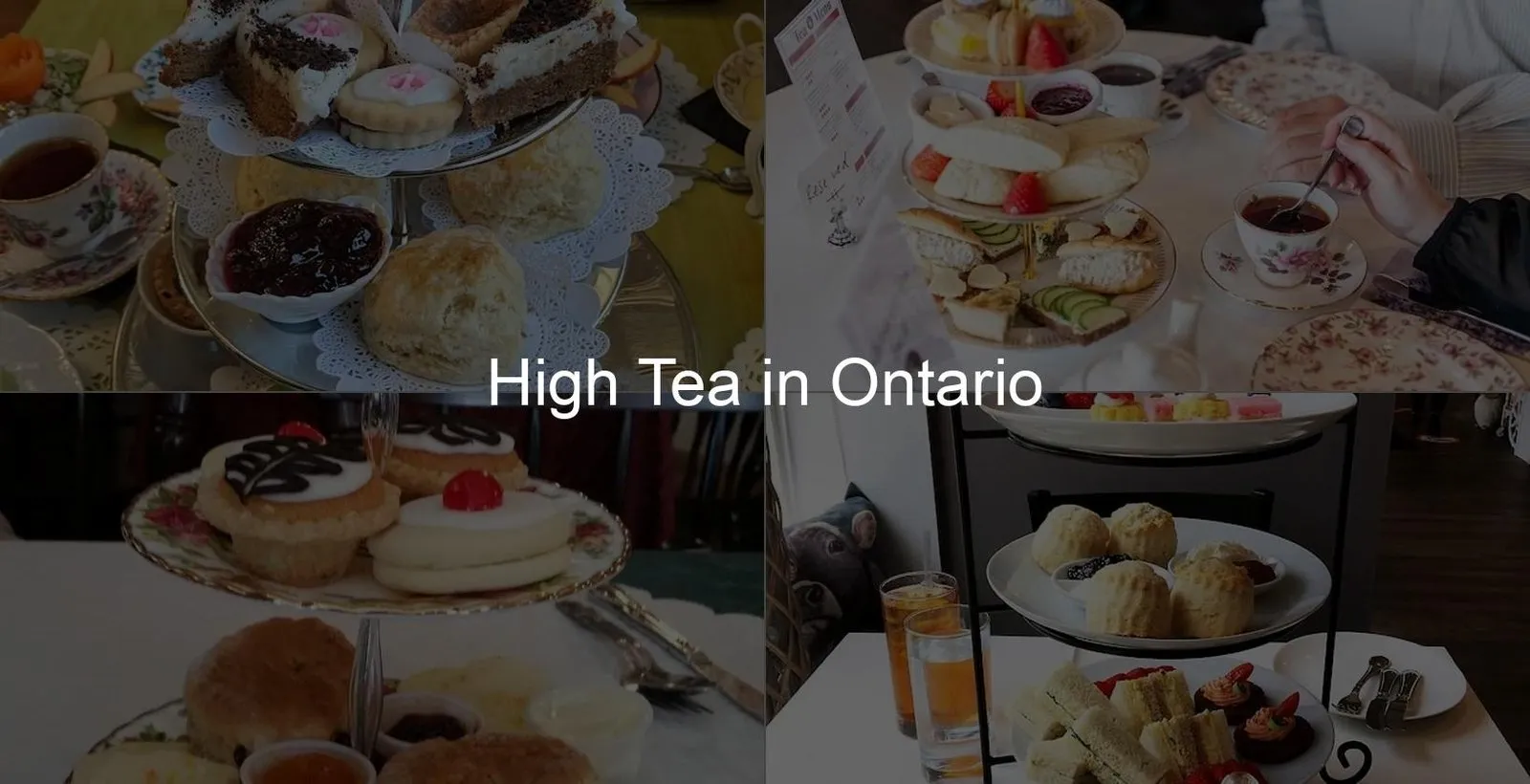 High Tea in Ontario Photo