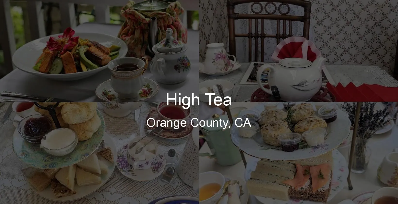 High Tea in Orange County, CA Photo