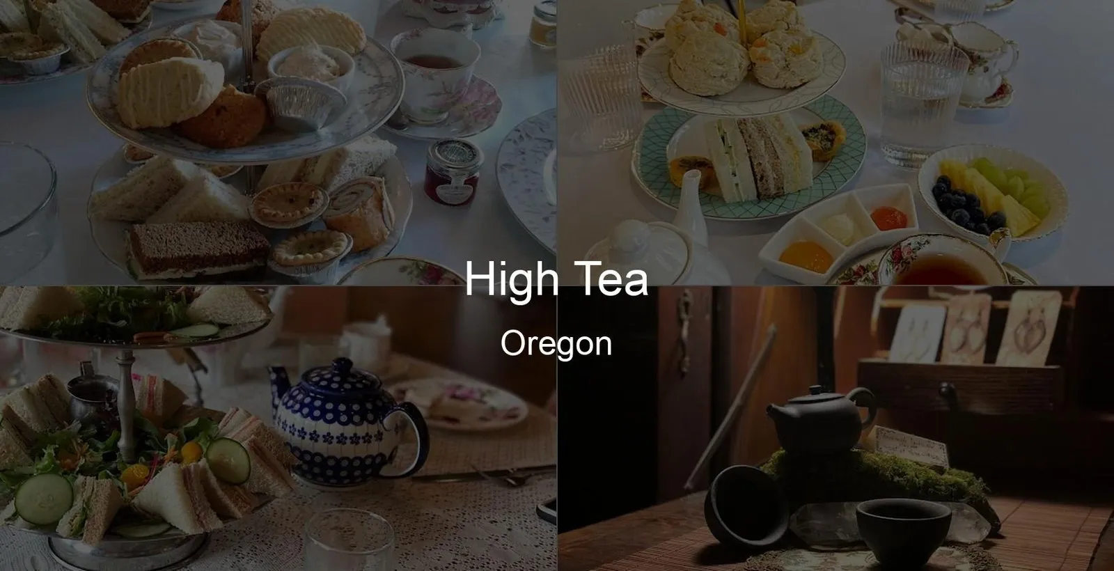 High Tea in Oregon Photo