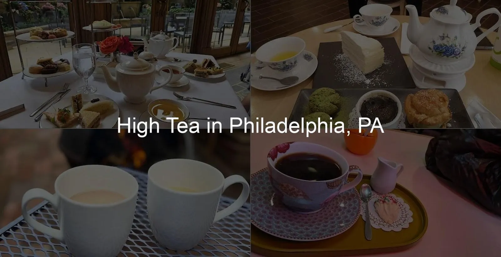 High Tea in Philadelphia, PA Photo