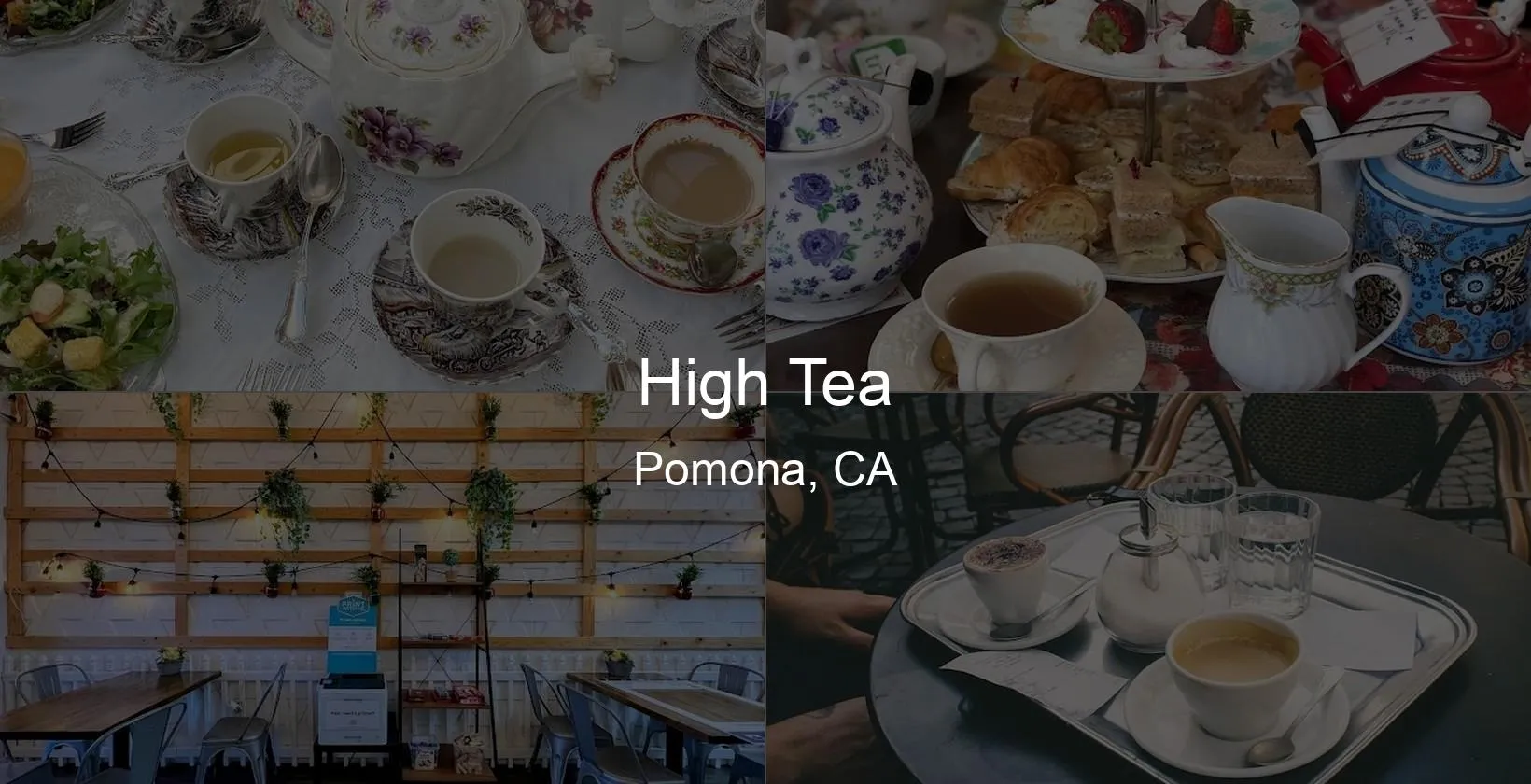 High Tea in Pomona, CA Photo