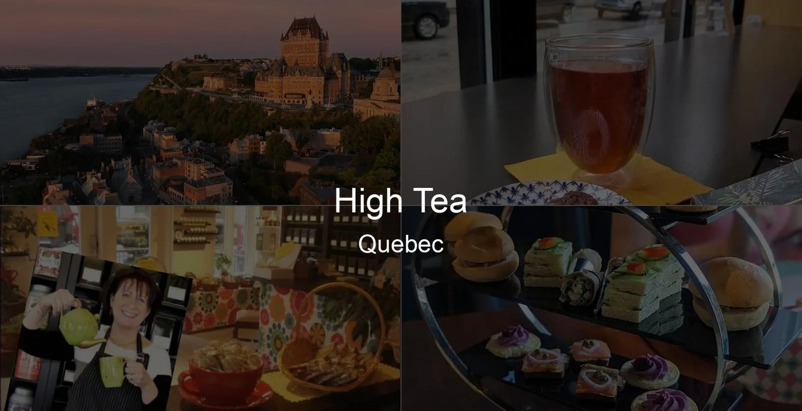 High Tea in Quebec Photo