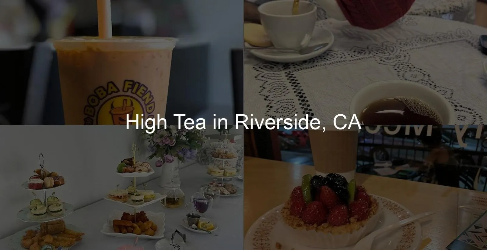 High Tea in Riverside, CA Photo