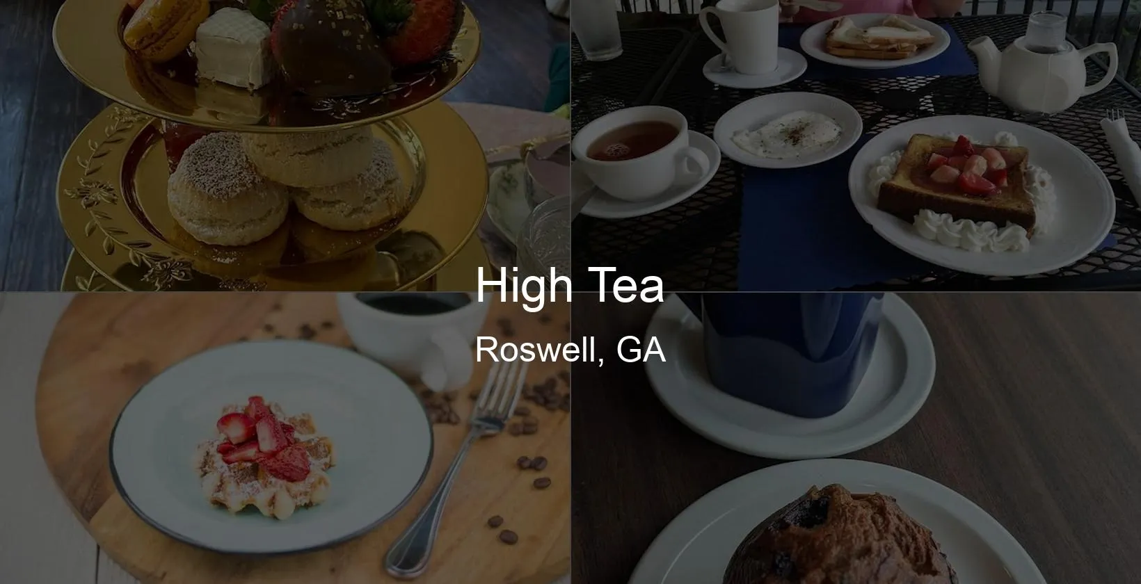 High Tea in Roswell, GA Photo