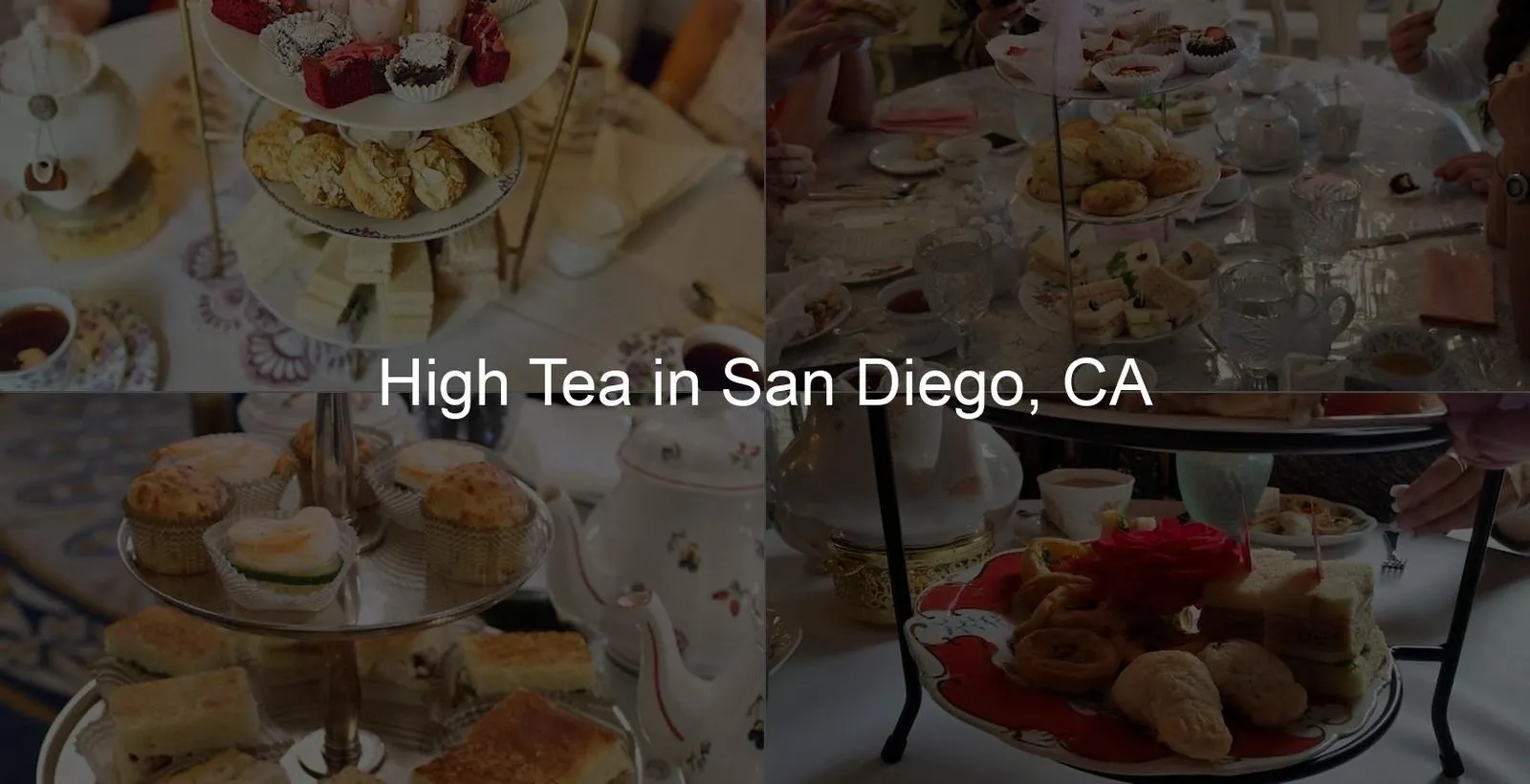 High Tea in San Diego, CA Photo