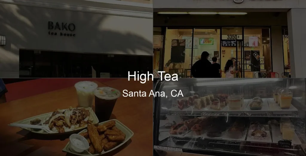 High Tea in Santa Ana, CA Photo