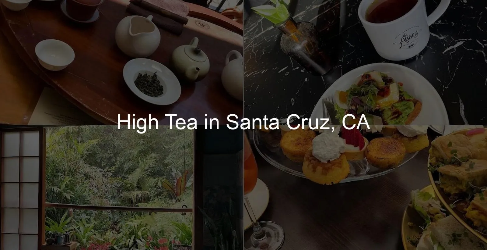 High Tea in Santa Cruz, CA Photo