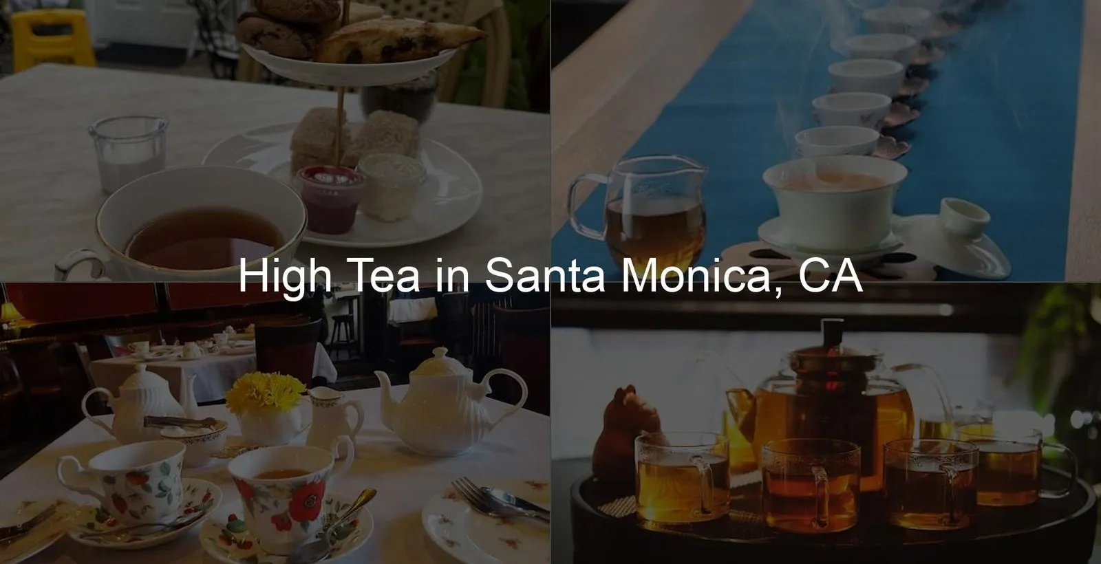 High Tea in Santa Monica, CA Photo