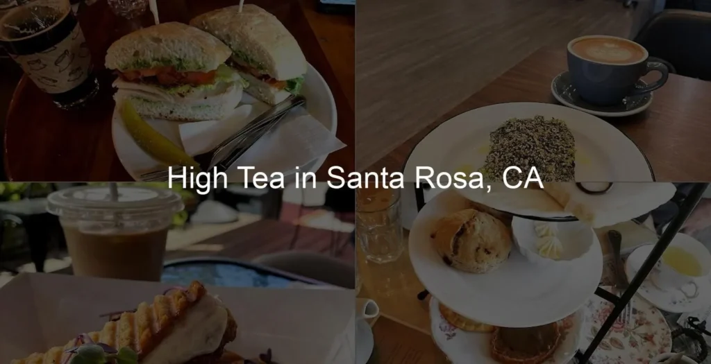 High Tea in Santa Rosa, CA Photo