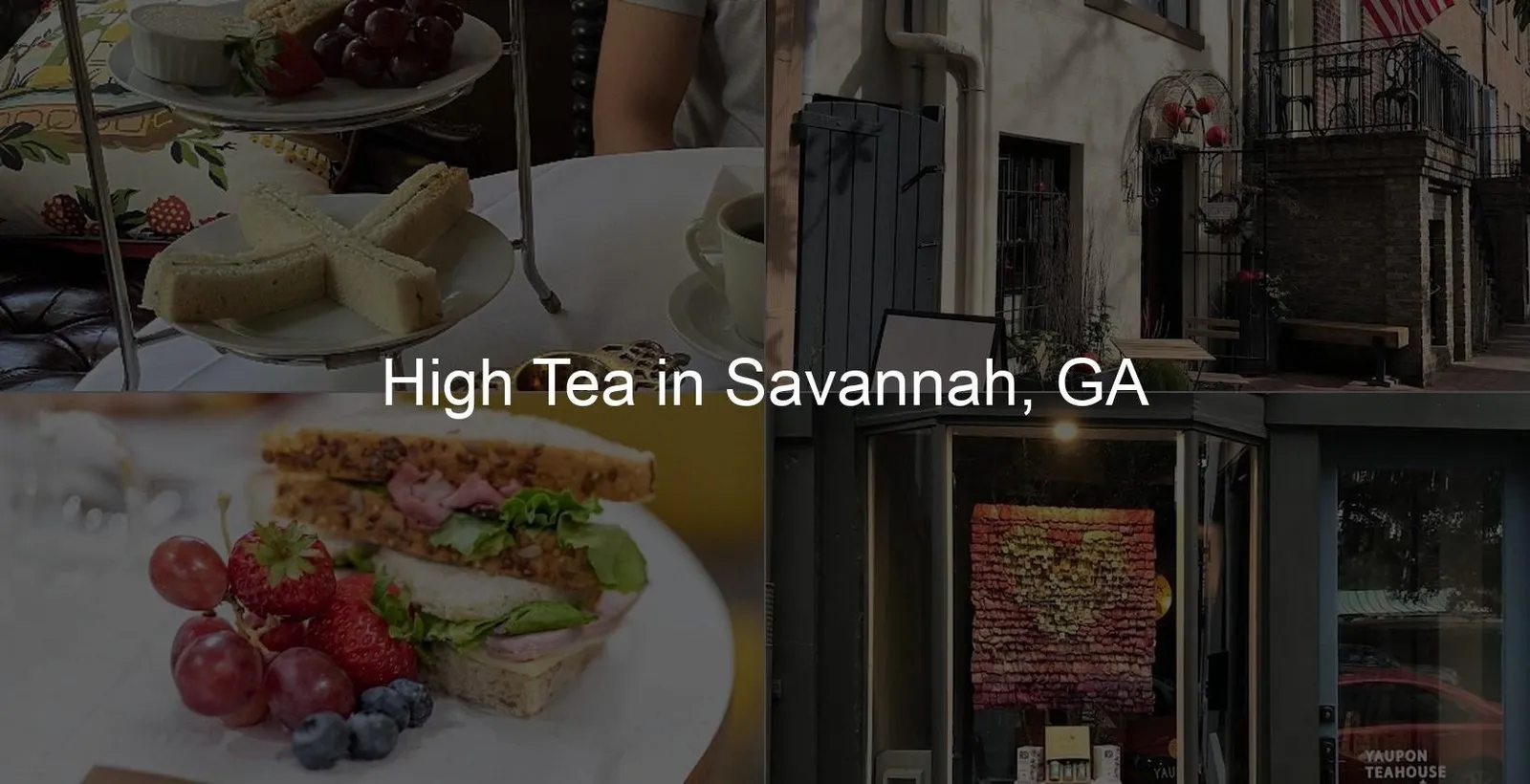 High Tea in Savannah, GA Photo