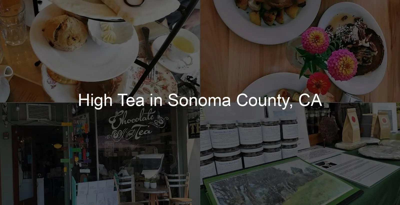 High Tea in Sonoma County, CA Photo