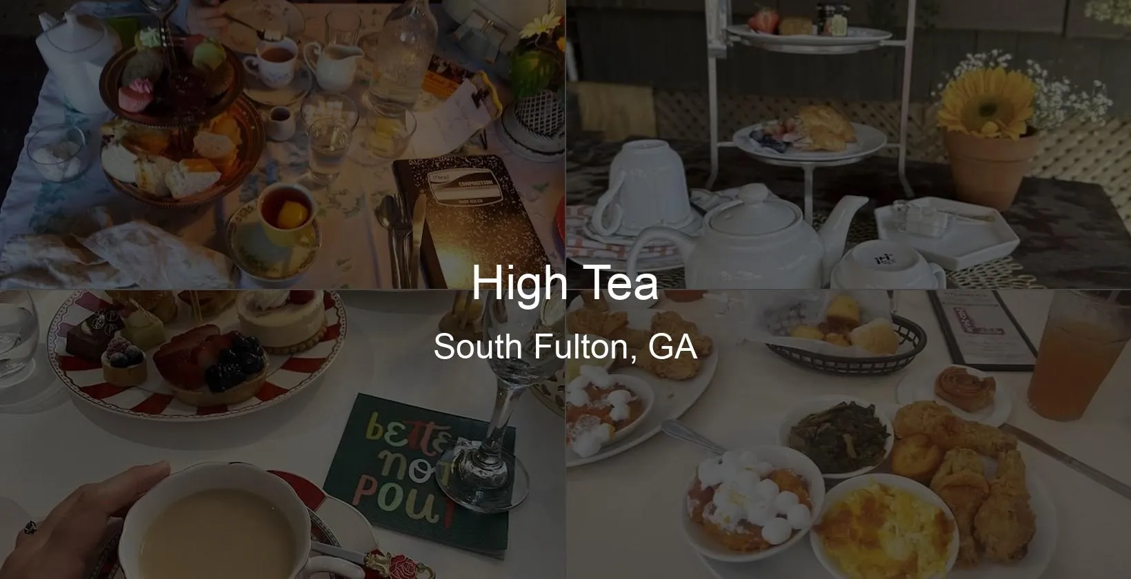 High Tea in South Fulton, GA Photo