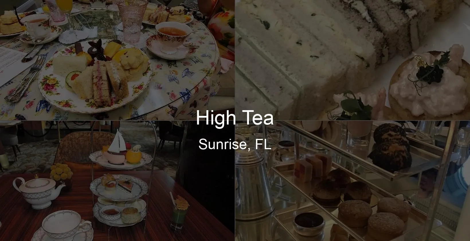 High Tea in Sunrise, FL Photo