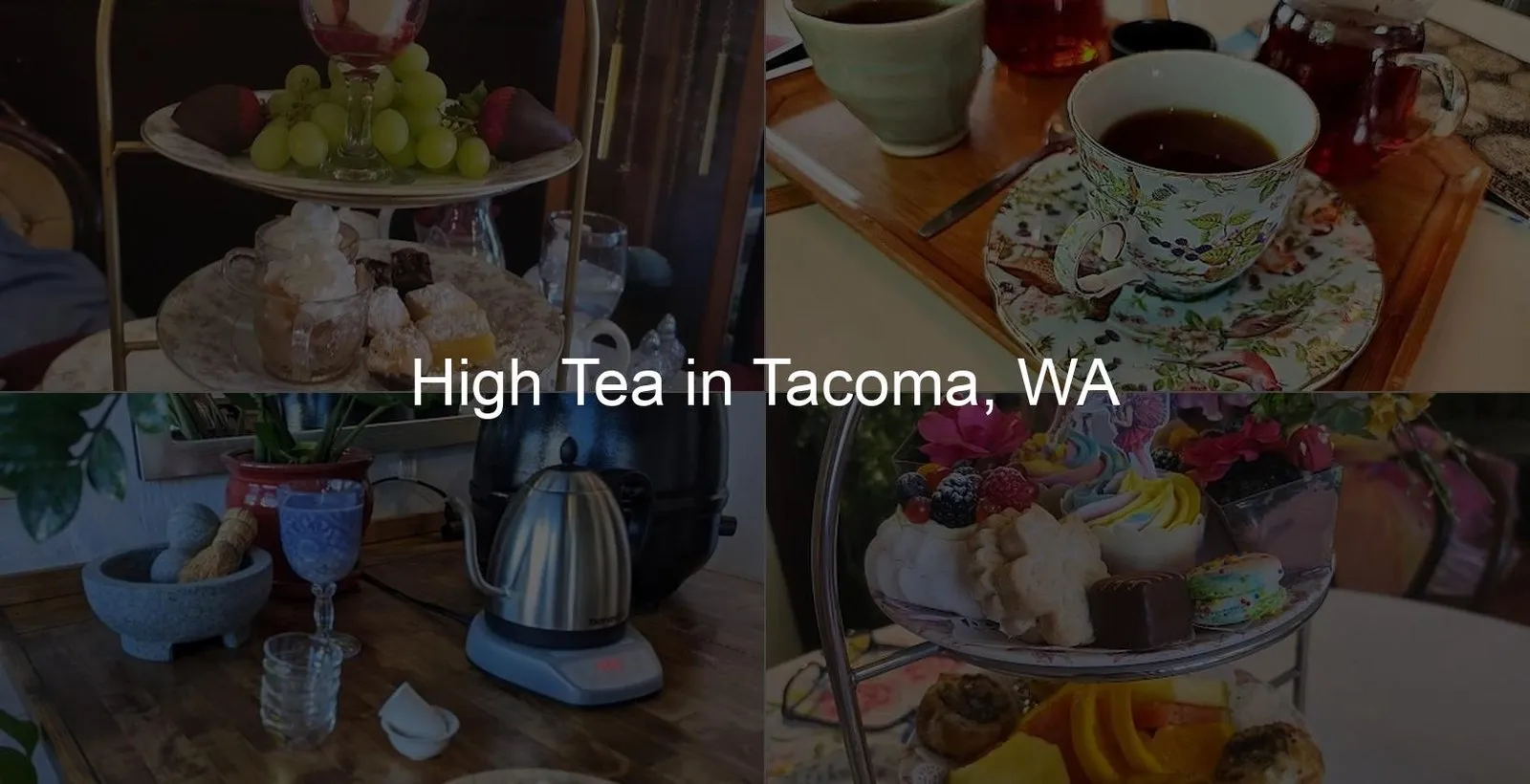 High Tea in Tacoma, WA Photo