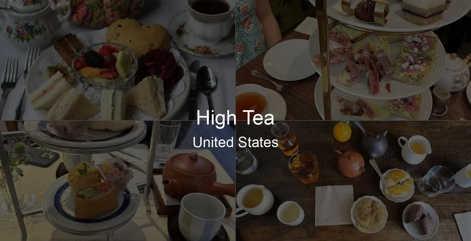 High Tea in United States Photo