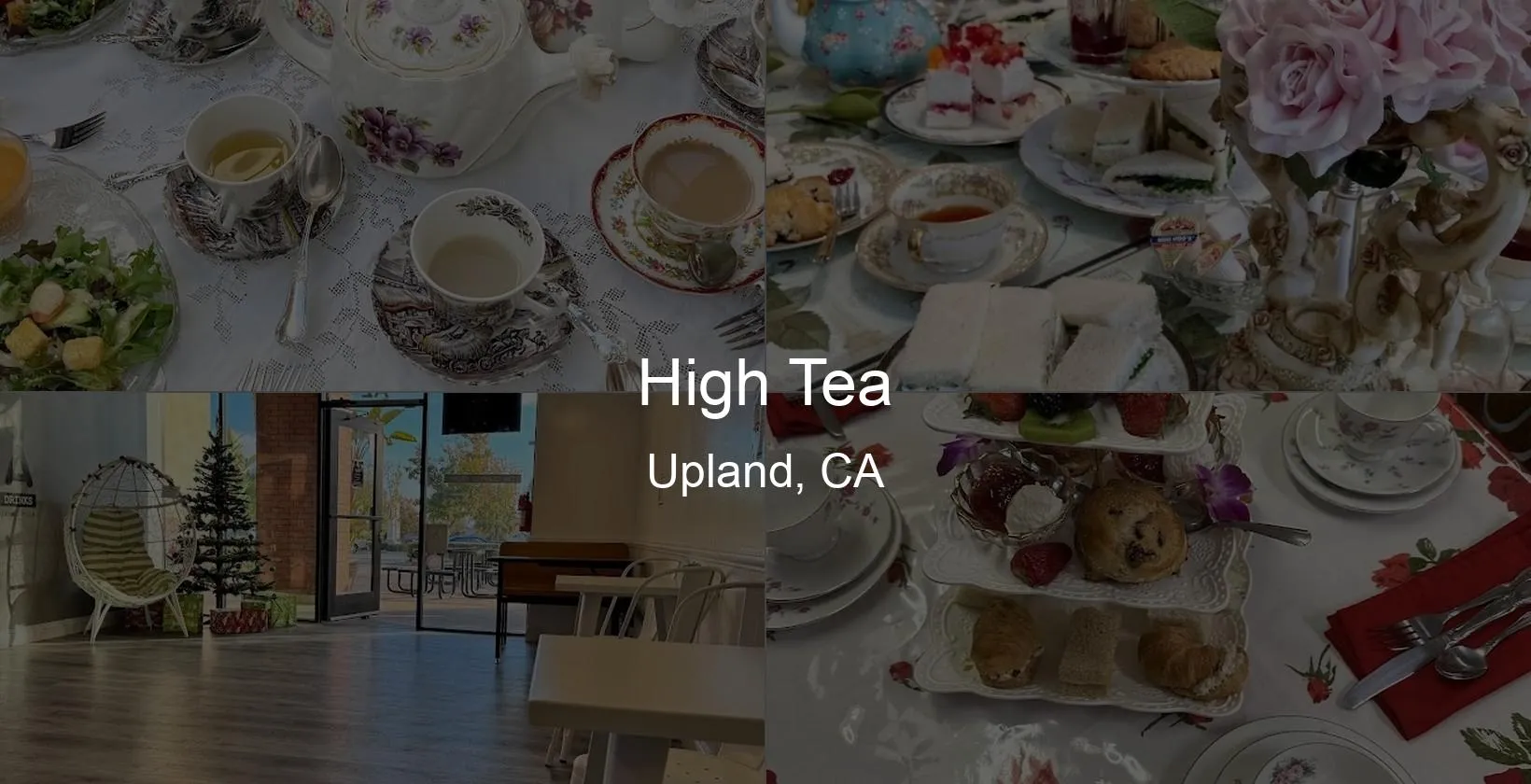 High Tea in Upland, CA Photo